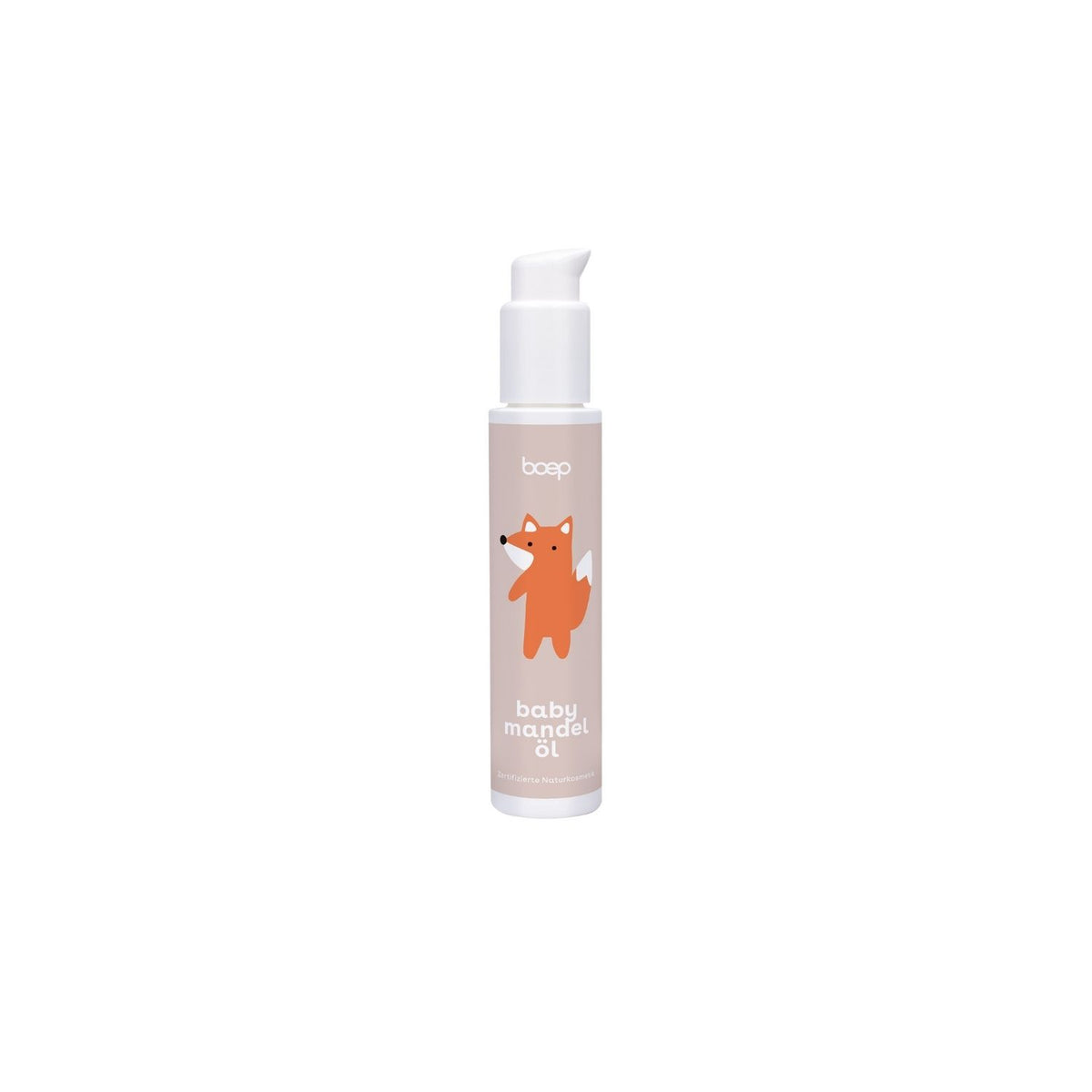 Flasche boep Baby Mandelöl mit Pumpspender
